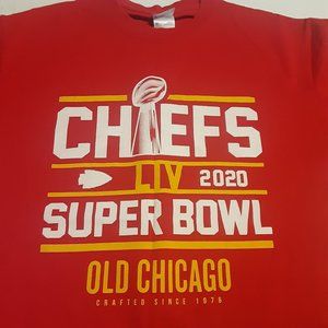 Port & Company Womens Kansas City Chiefs Super Bowl LIV Champions SS T Shirt  M